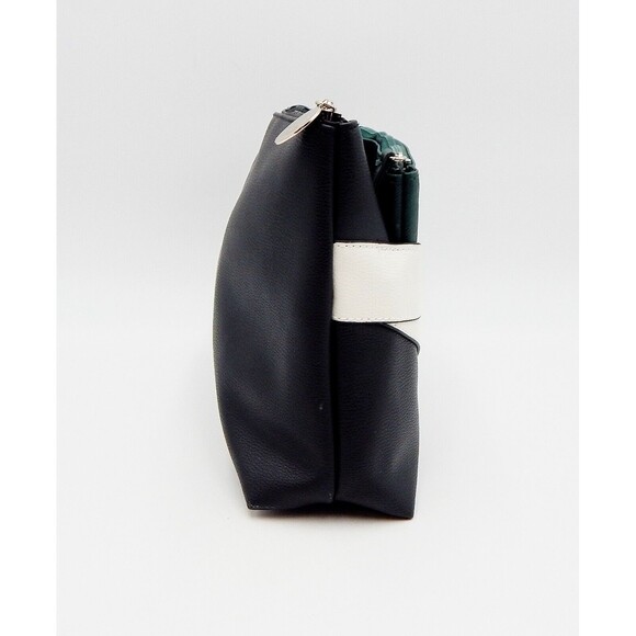 Harry Potter Slytherin Hogwarts Uniform Clutch Purse 2 PC Zippered Black Green - Picture 5 of 10